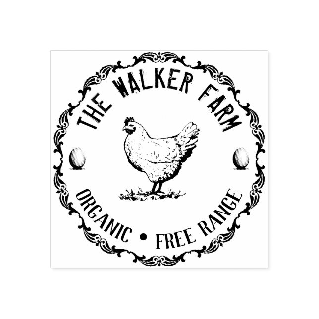 Vintage Carimbo Clássico ⎢ Borracha Personalizada  (Impressão)