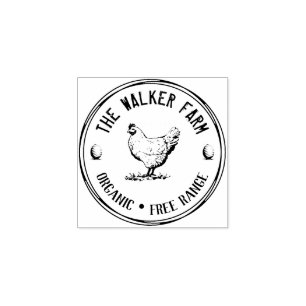 Vintage Carimbo Clássico ⎢ Borracha Personalizada 