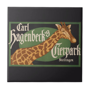 Vintage Carl Hagenbeck's Tierpark Circus Poster