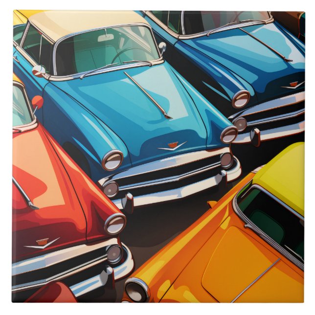 Vintage Cars Pattern (Frente)