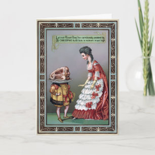 Vintage - Cartão de Natal Vitoriano