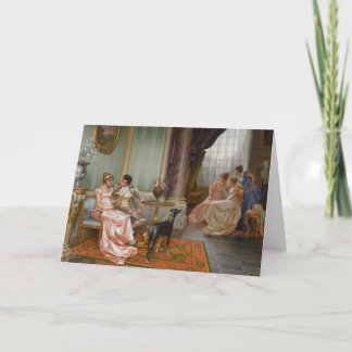 Vintage, Cartão de Saudação Romântico