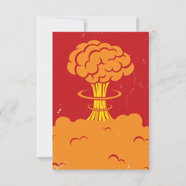 Vintage Cartoon Mushroom Cloud (Frente)
