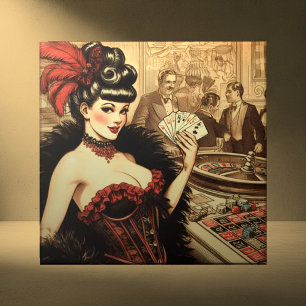 Vintage Casino Girl