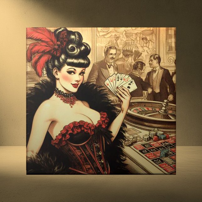Vintage Casino Girl (Criador carregado)