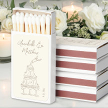 Vintage Champagne Tower Sketch Elegant Wedding