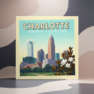 Vintage Charlotte Carolina do Norte