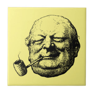 Vintage Charm Conhece Wit - Man Smoking Pipe