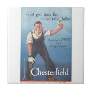 Vintage Chesterfield Cigarettes Anúncio