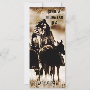 Vintage Cheyenne Warriors 2012 Calendar Bookmark