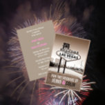 Vintage Chic Las Vegas Convite De Casamento<br><div class="desc">Inspirado pela solicitação de um cliente. Moderno com um olhar antigo. Todo o texto padrão pode ser totalmente personalizado com seu próprio texto para atender às suas necessidades, e você também pode alterar as fontes, os tamanhos, o posicionamento de texto e as cores do texto. Para alterar apenas o texto,...</div>