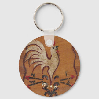 Vintage Chicken Chaveiro