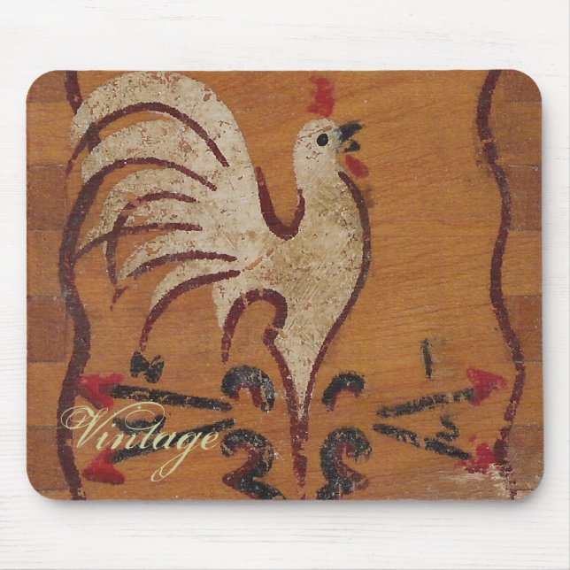 Vintage Chicken Mousepad (Frente)