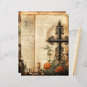 Vintage Christian Ephemera Scrapbook