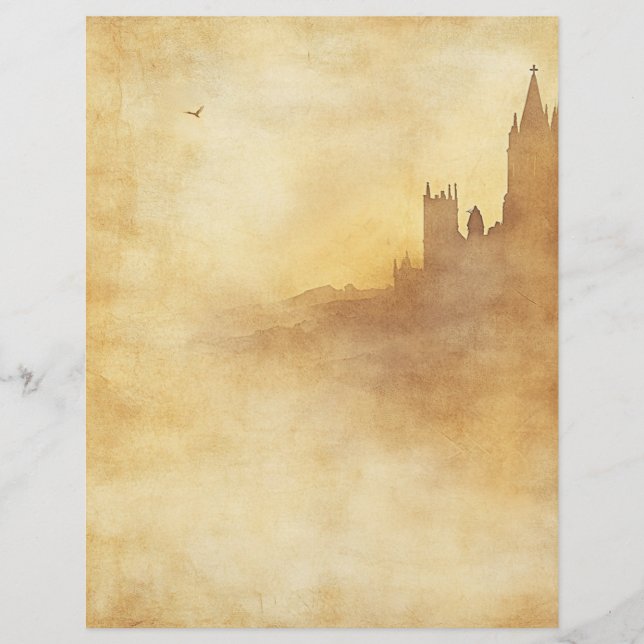 Vintage Christian Stationery Bíblia Prayer Diário (Frente)