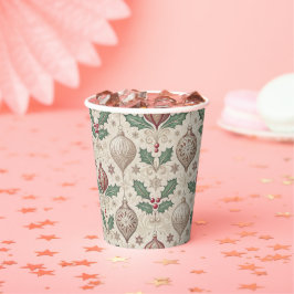 Vintage Christmas Beige Bauble