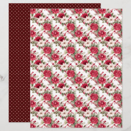 Vintage Christmas Scrapbook Paper