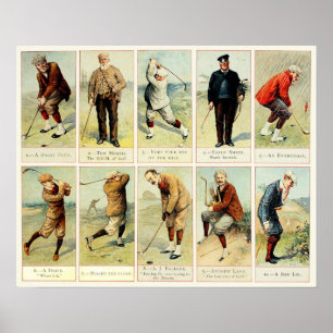 Vintage Cigarette Cards Impressão