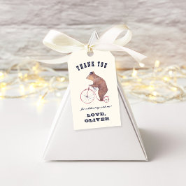 Vintage Circus Birthday Favorecendo Etiquetas