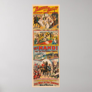 Vintage Circus Poster Do Mahdi