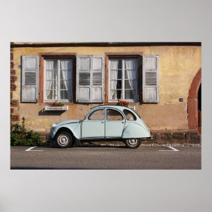 Vintage Citroen Auto Poster