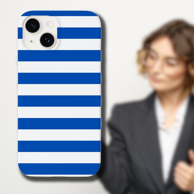 Vintage Classic Blue & White Stripes (Criador carregado)