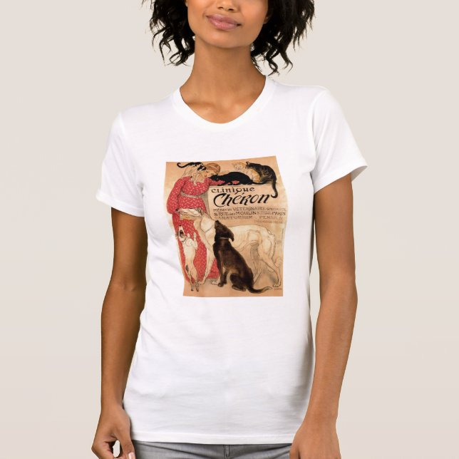 Vintage Clinique Chéron, de Steinlen - Camisa (Frente)