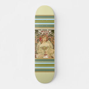Vintage Coffee Poster Skateboard