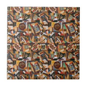 Vintage Colorful Crazy Quilt