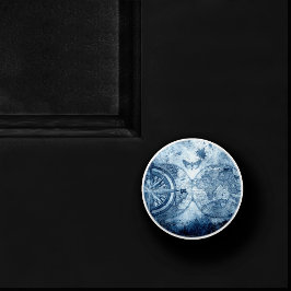 Vintage Compass | Gráfico do mar Náutico de Grunge