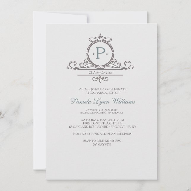 Vintage - Convite Ornamental 1 (Frente)