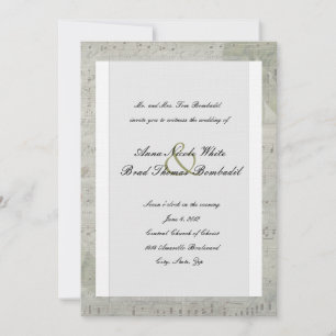 Vintage cor-de-rosa e convite do casamento da