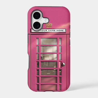 Vintage cor-de-rosa feminino engraçado Londres