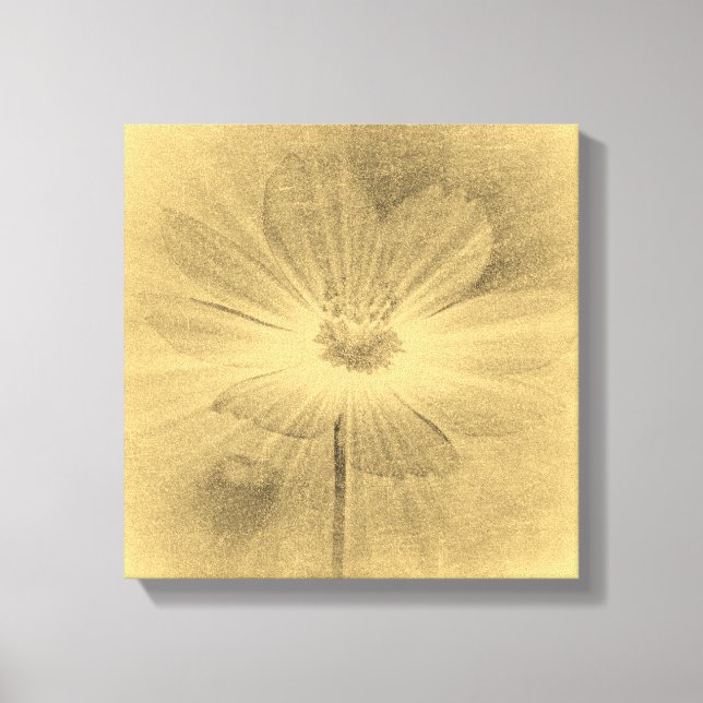 Vintage Cosmos Flower Canvas (Frente)