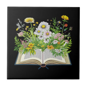 Vintage Cottagecore design com flores silvestres