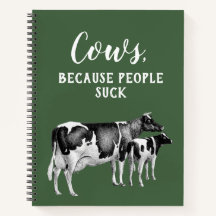Vintage Cow Calf Drake Pessoas | Texto branco