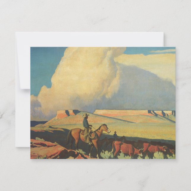 Vintage Cowboys, Open Range de Maynard Dixon (Frente)