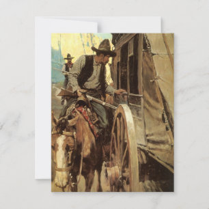 Vintage Cowboys, The Admirable Outlaw por NC Wyeth
