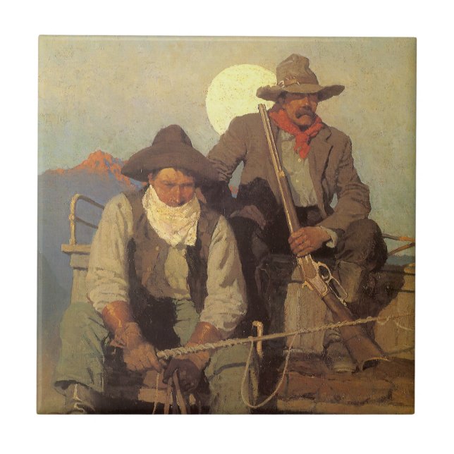 Vintage Cowboys, The Pay Palco do NC Wyeth (Frente)