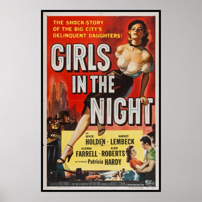 Vintage Crime Drama Film Poster (Frente)