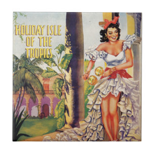 Vintage Cuban Tourist Commission Tropics Viagem