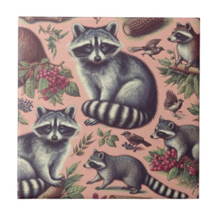 Vintage Cute Racoon