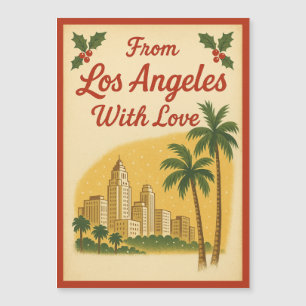 Vintage De Los Angeles Com Cartão Magnético De Amo