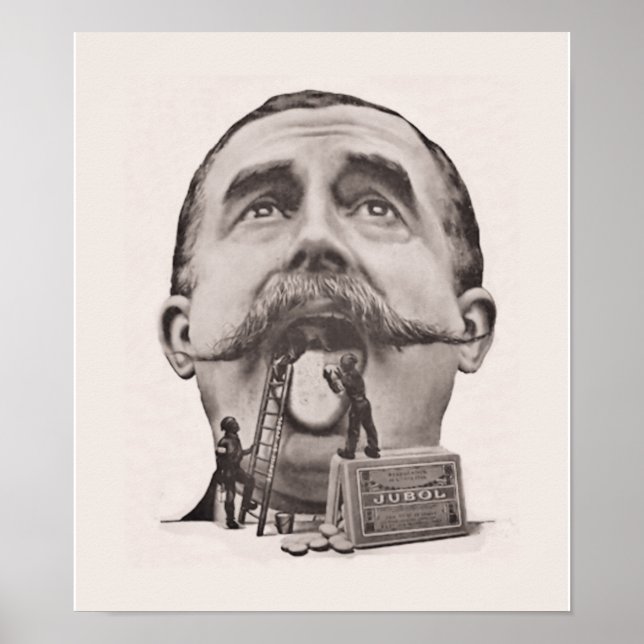 Vintage Dental Care Poster (Frente)