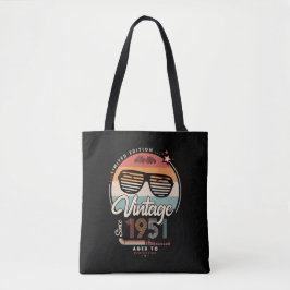 Vintage desde 1951 tote bag