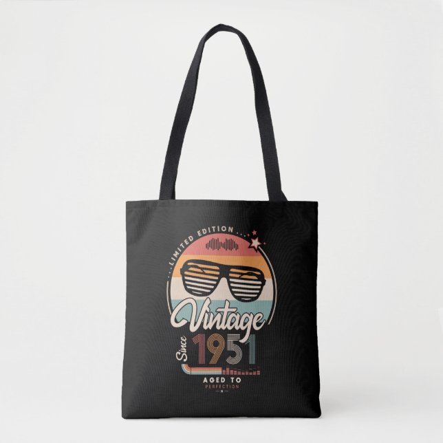 Vintage desde 1951 tote bag (Frente)