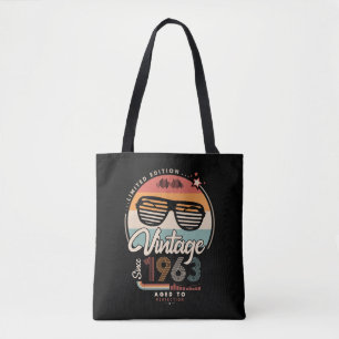 Vintage desde 1963 tote bag