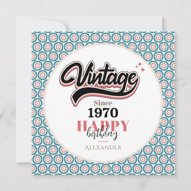 Vintage desde - 1970 (Frente)