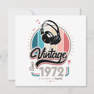Vintage desde fones de ouvido de 1972