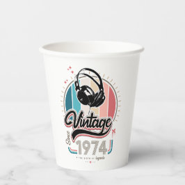 Vintage desde fones de ouvido de 1974